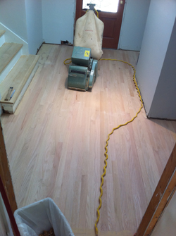 Foyer - Installed and sanded